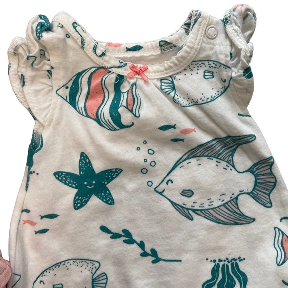 Carter’s Set of Infant Ruffle Rompers Size NB - Picture 4 of 7